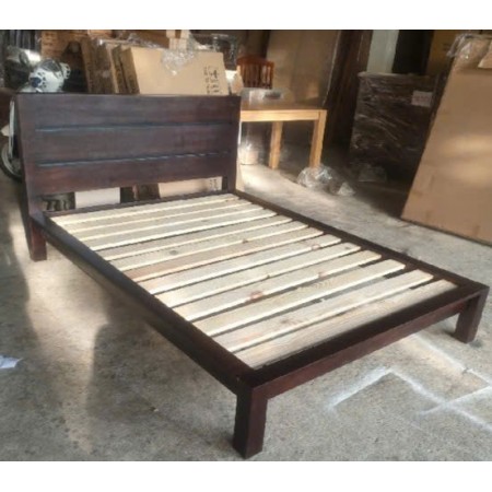 Oak 09 : Giường Ngủ Gỗ Sồi - Nệm 1m4 x 2m